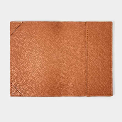 Katie Loxton Passport Cover cognac open