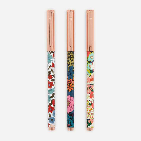 Liberty London Floral Pen Set Boxed