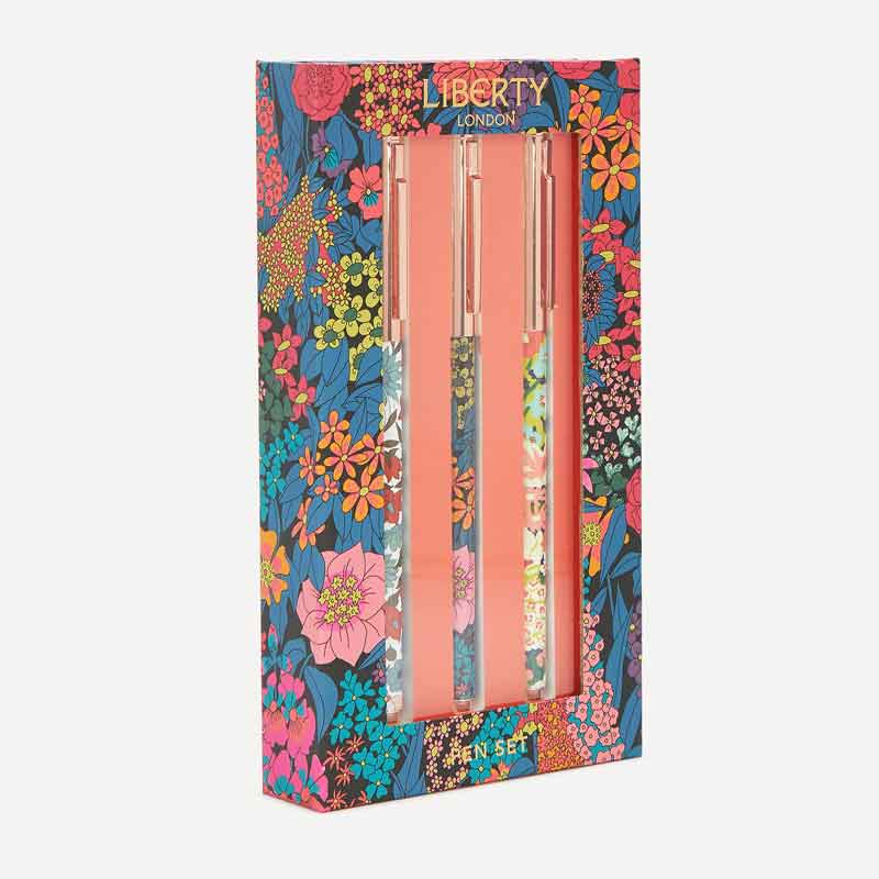 Liberty London Floral Pen Set Angled