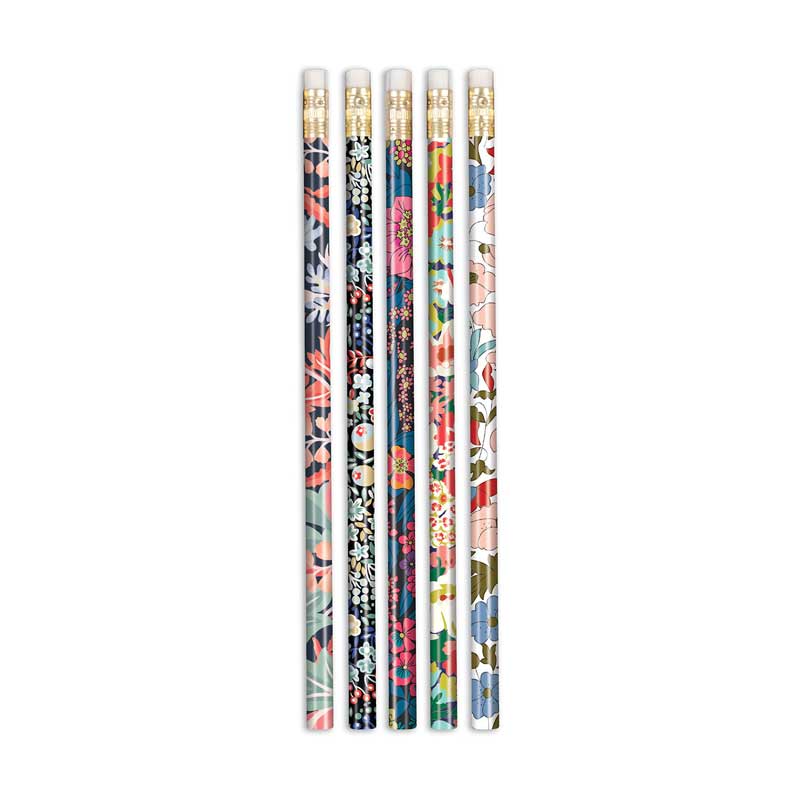 Liberty London Floral Pencil Set Postboxed