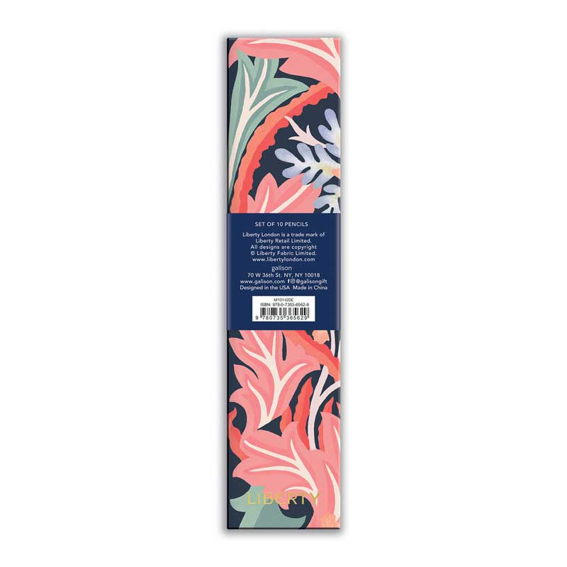 Liberty London Floral Pencil Set Back