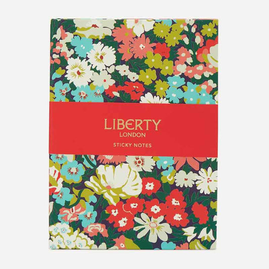 Liberty London Floral Sticky Notes Open