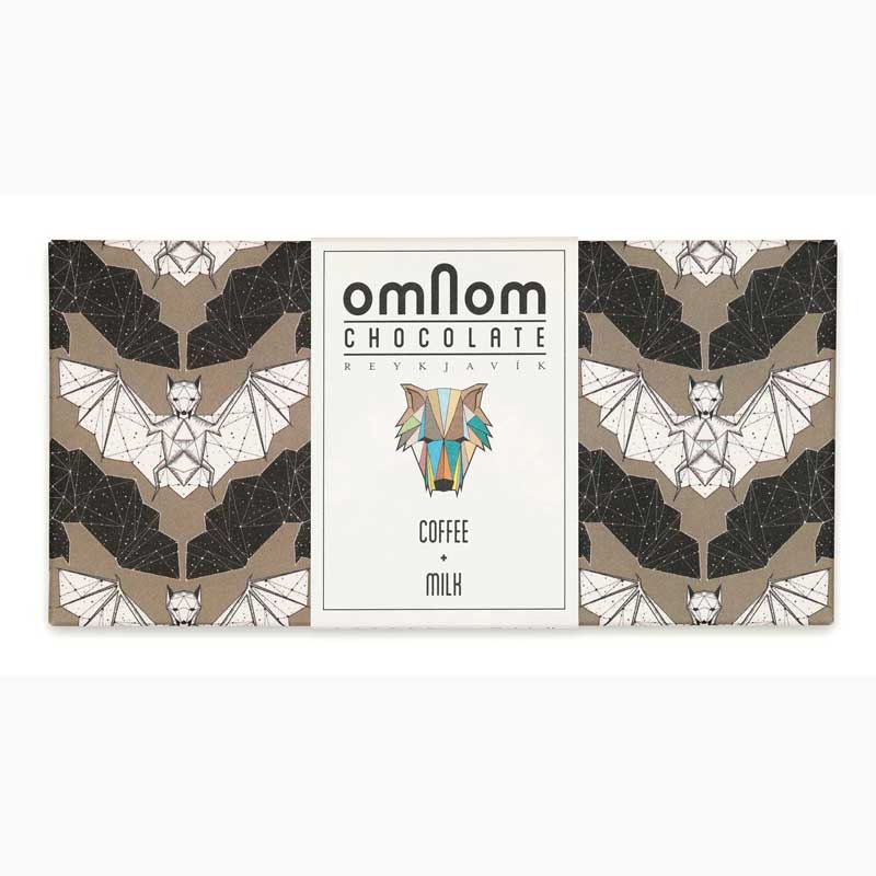 Omnom Coffee and Milk Chocolate Cut Out