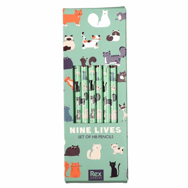 Rex London Cats Pencil Set