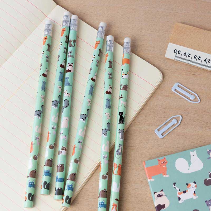 Rex London Cats Pencil Set