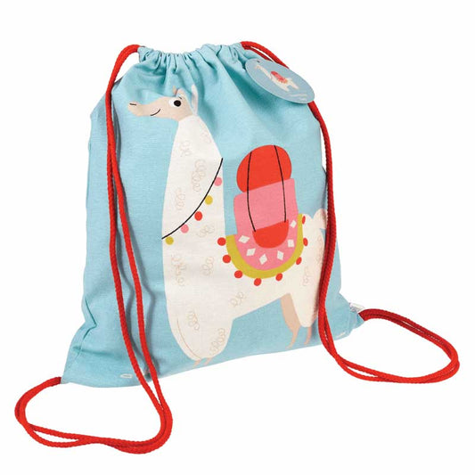 Lllama Drawstring Bag