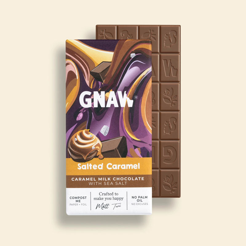 Salted Caramel Milk Chocolate GNAW