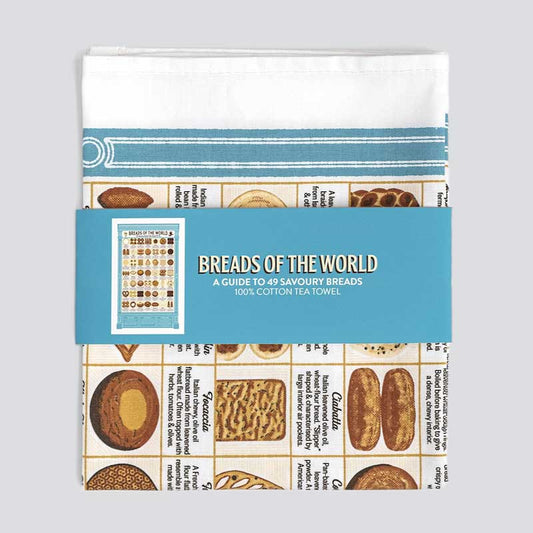 Breads of the World Tea Towel By Stuart Gardiner