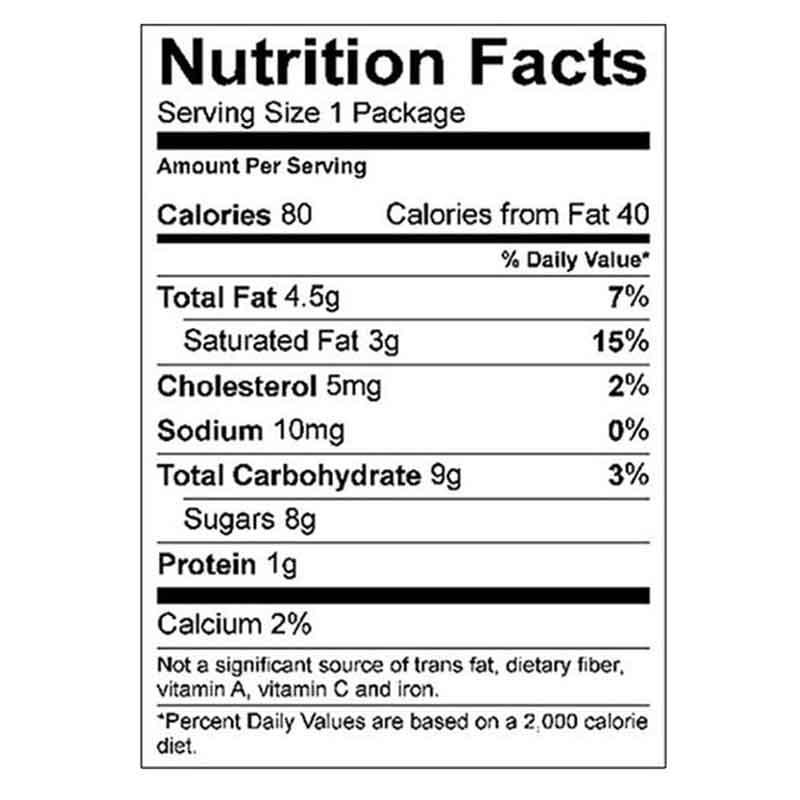 Harry Potter Chocolate Frog Nutritional Information