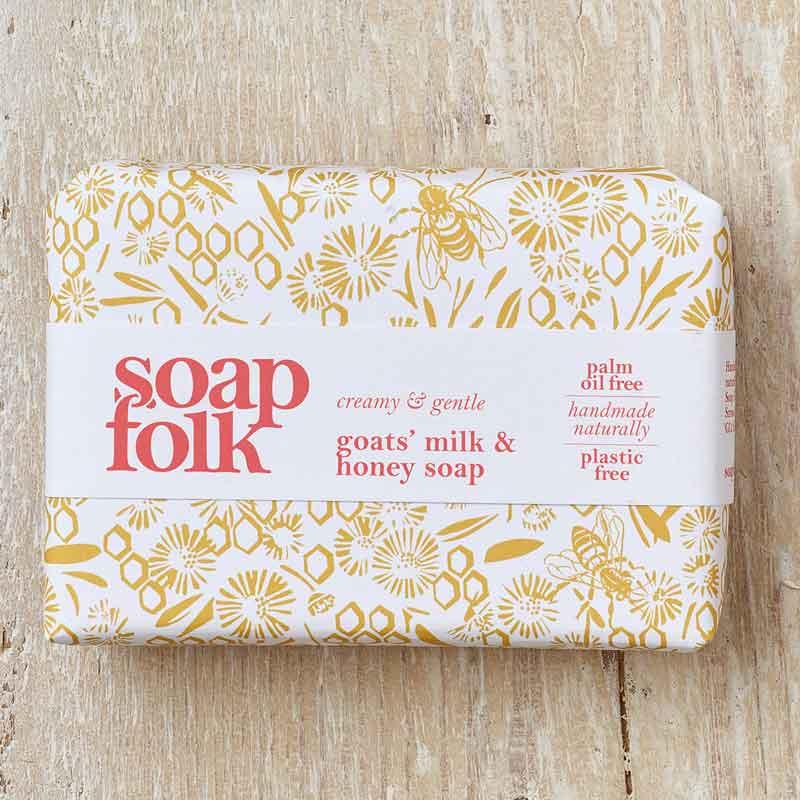 Goats Milk & Honey Soap Bar - Postboxed