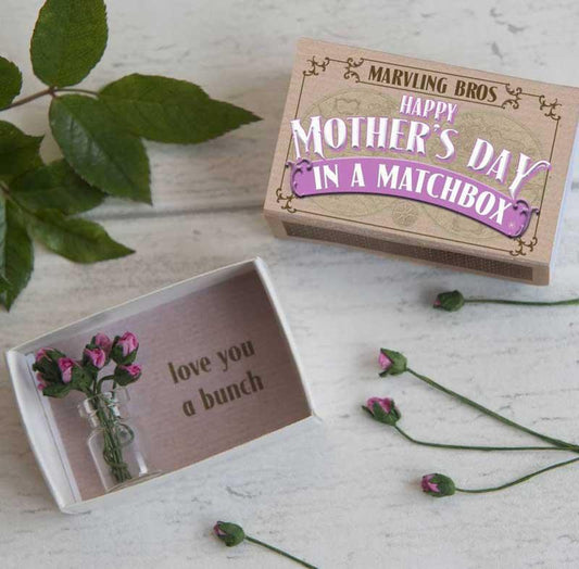 Happy Mother's Day in a Matchbox - Postboxed