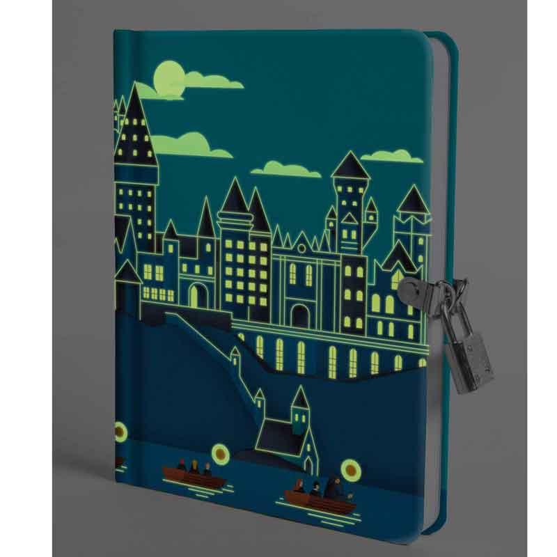 Hogwarts at Night Lockable Diary - Postboxed