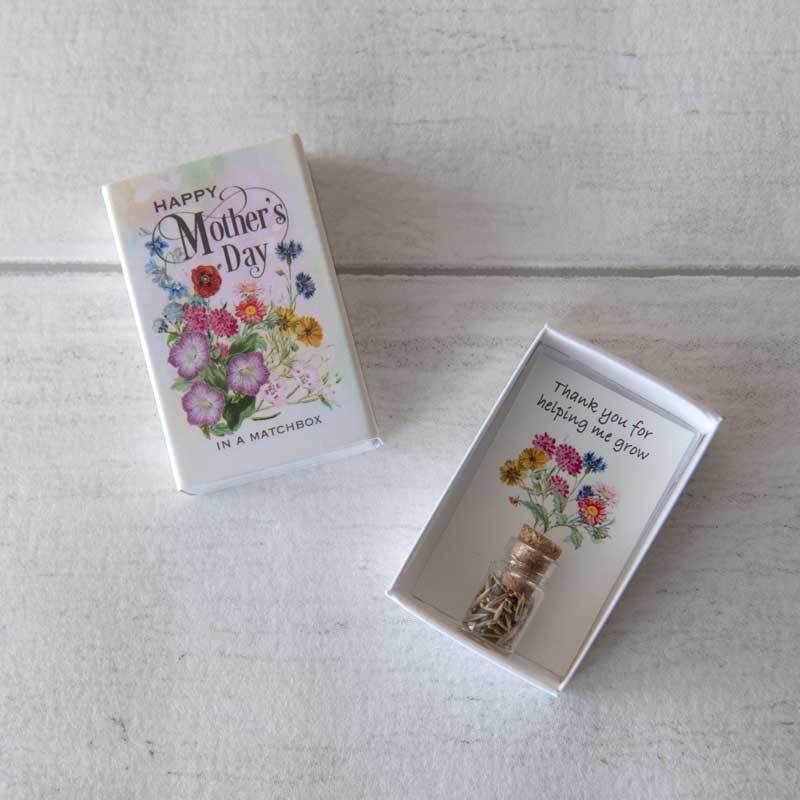 Mother's Day Seeds in a Matchbox - Postboxed