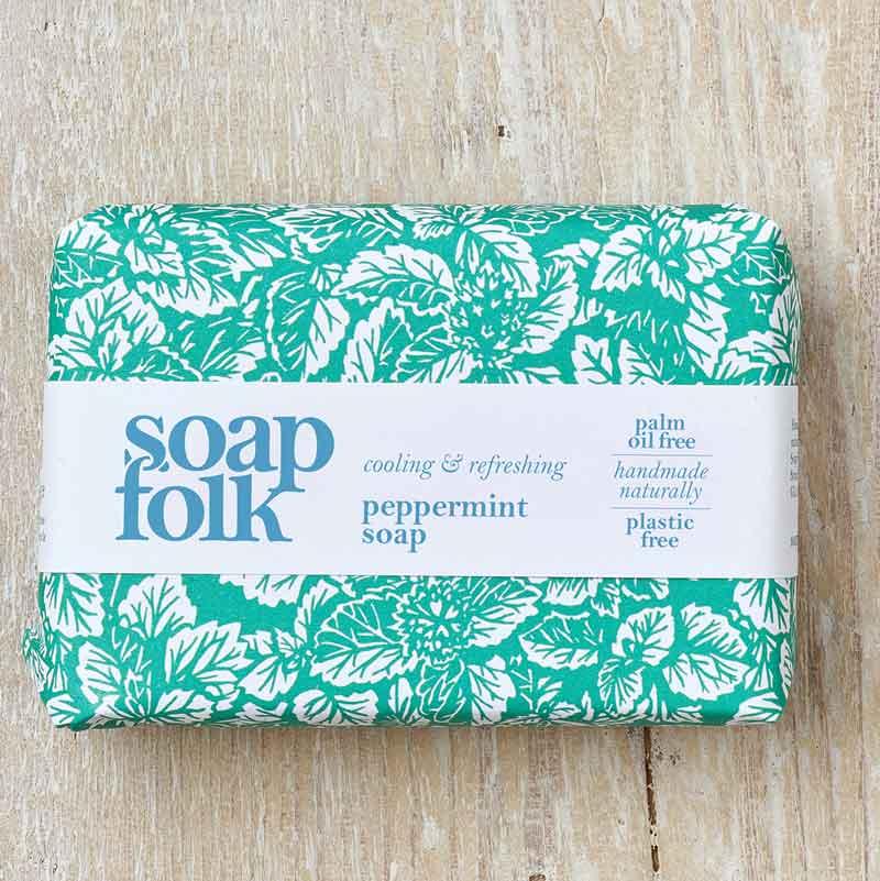 Peppermint Soap Bar - Postboxed