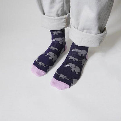 Save the Elephants Women's Socks - Postboxed