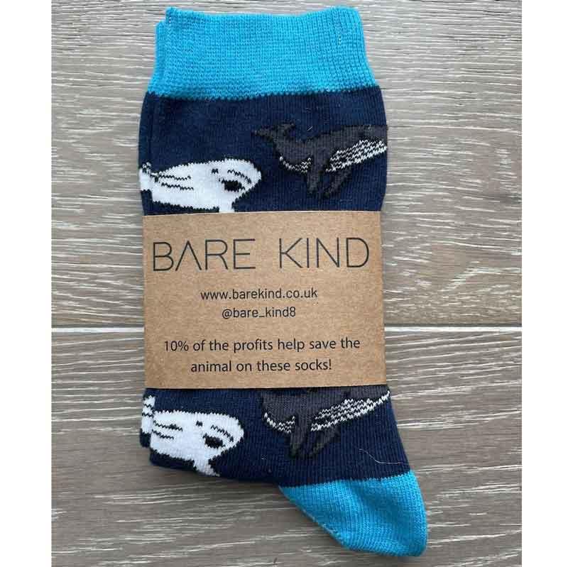 Save the Whales Men's Socks - Postboxed