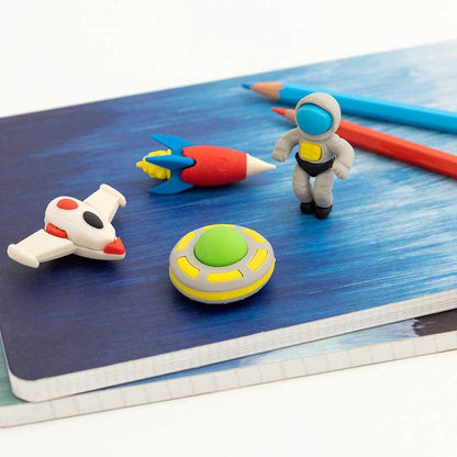 Space Age Erasers - Postboxed