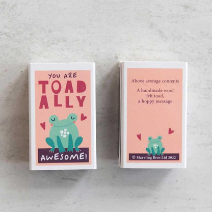 Toadally Awesome Frog In A Matchbox - Postboxed