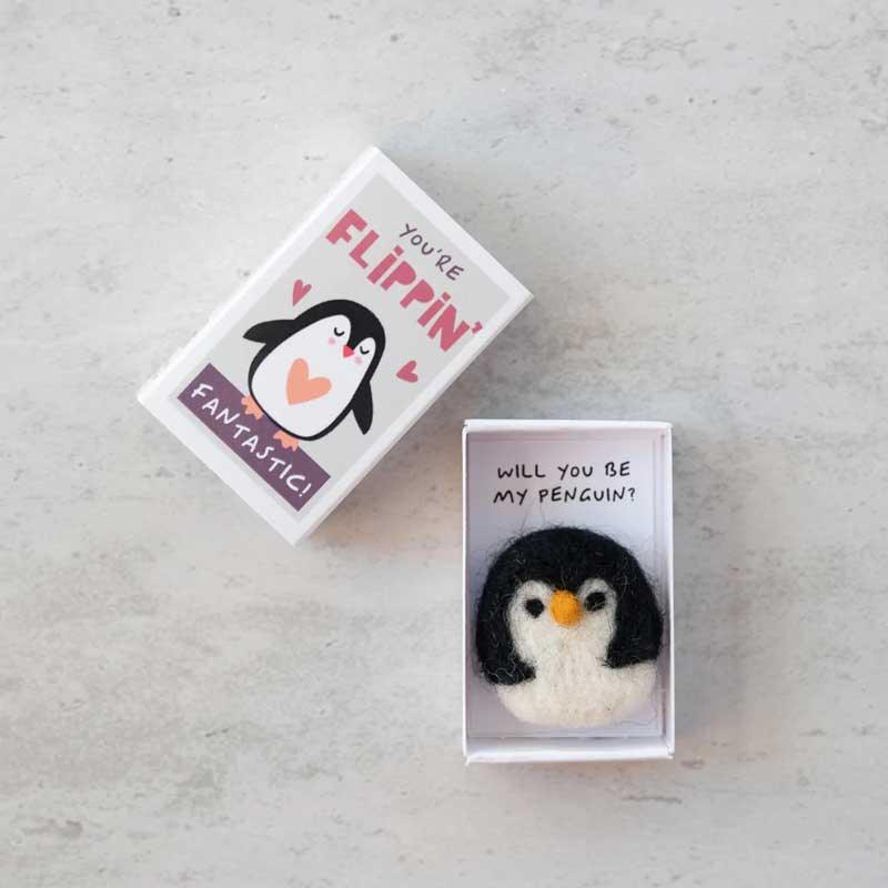 You're Flippin' Fantastic Penguin In A Matchbox - Postboxed